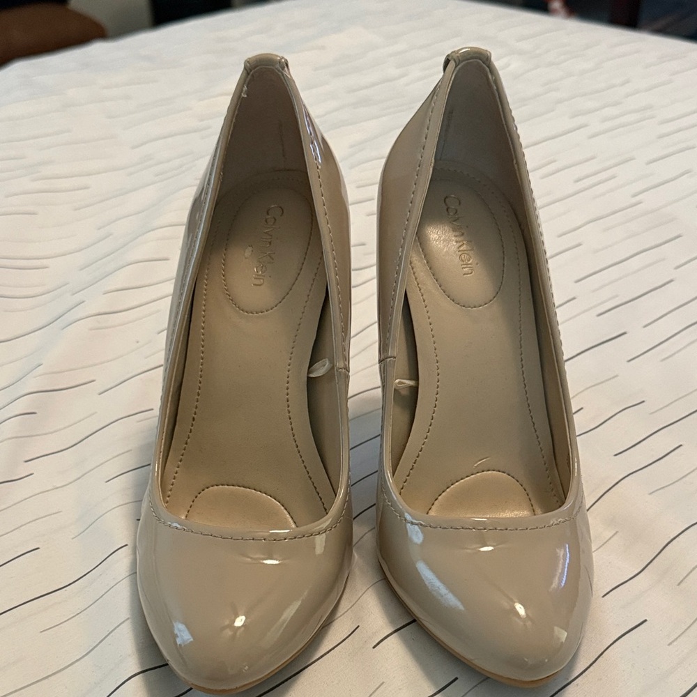 Calvin Klein Women's Beige Heels